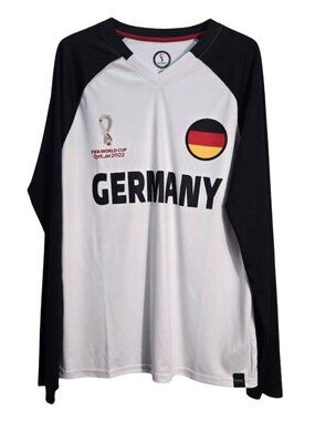 NWT | Official FIFA World Cup Qatar 2022 Germany Long Sleeve Jersey Shirt Large